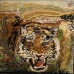 Tiger 4th prize in Embroidery-Competition of the Ramat Gan Safari